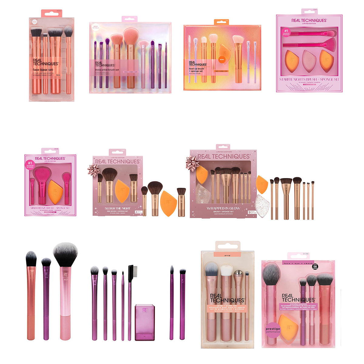 Beauty Blender In Makeup - Conjunto completo de pincéis de maquiagem