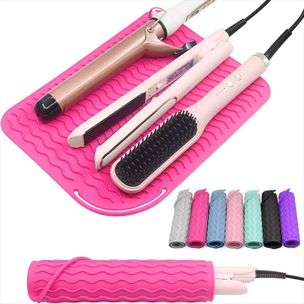 Hair Straightener - Tapete de Silicone Resistente ao Calor