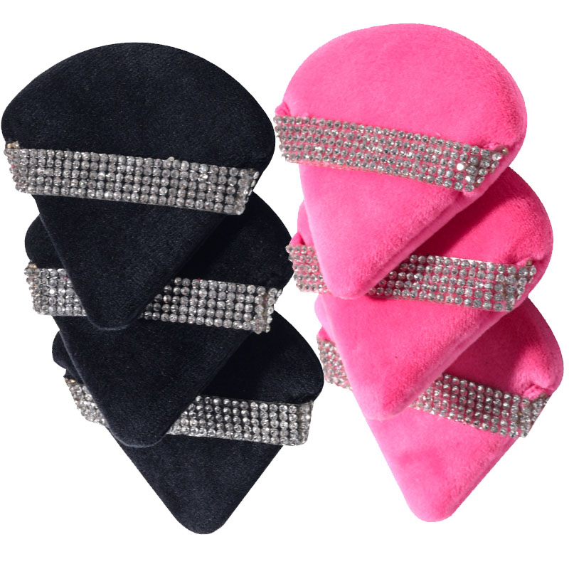 Beauty Gems Makeup - Triângulo de diamante Pó Puff, Maquiagem