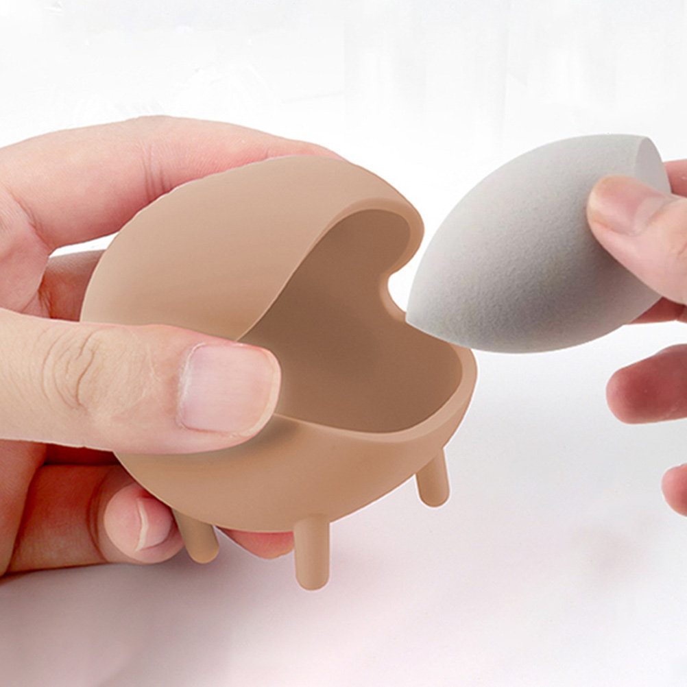 Beauty Makeup Tools - Estojo de Silicone Premium para Esponja