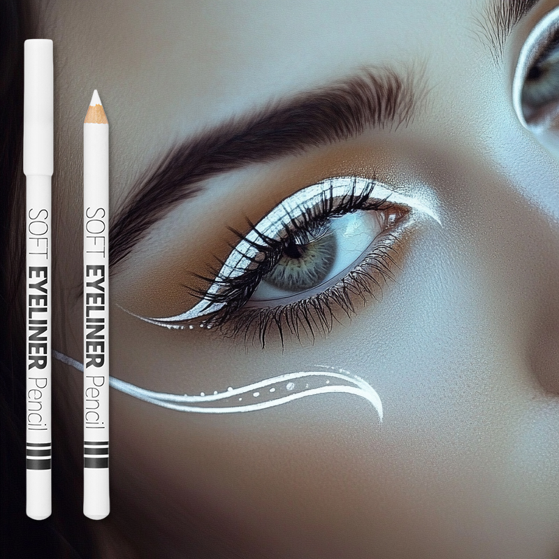 1/12 pçs delineador branco maq - Beauty Linasi Makeup avaliação e preço