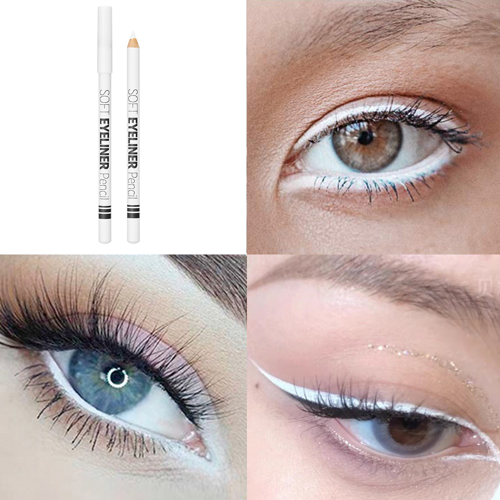 1/12 pçs delineador branco maq - Beauty Linasi Makeup avaliação e preço