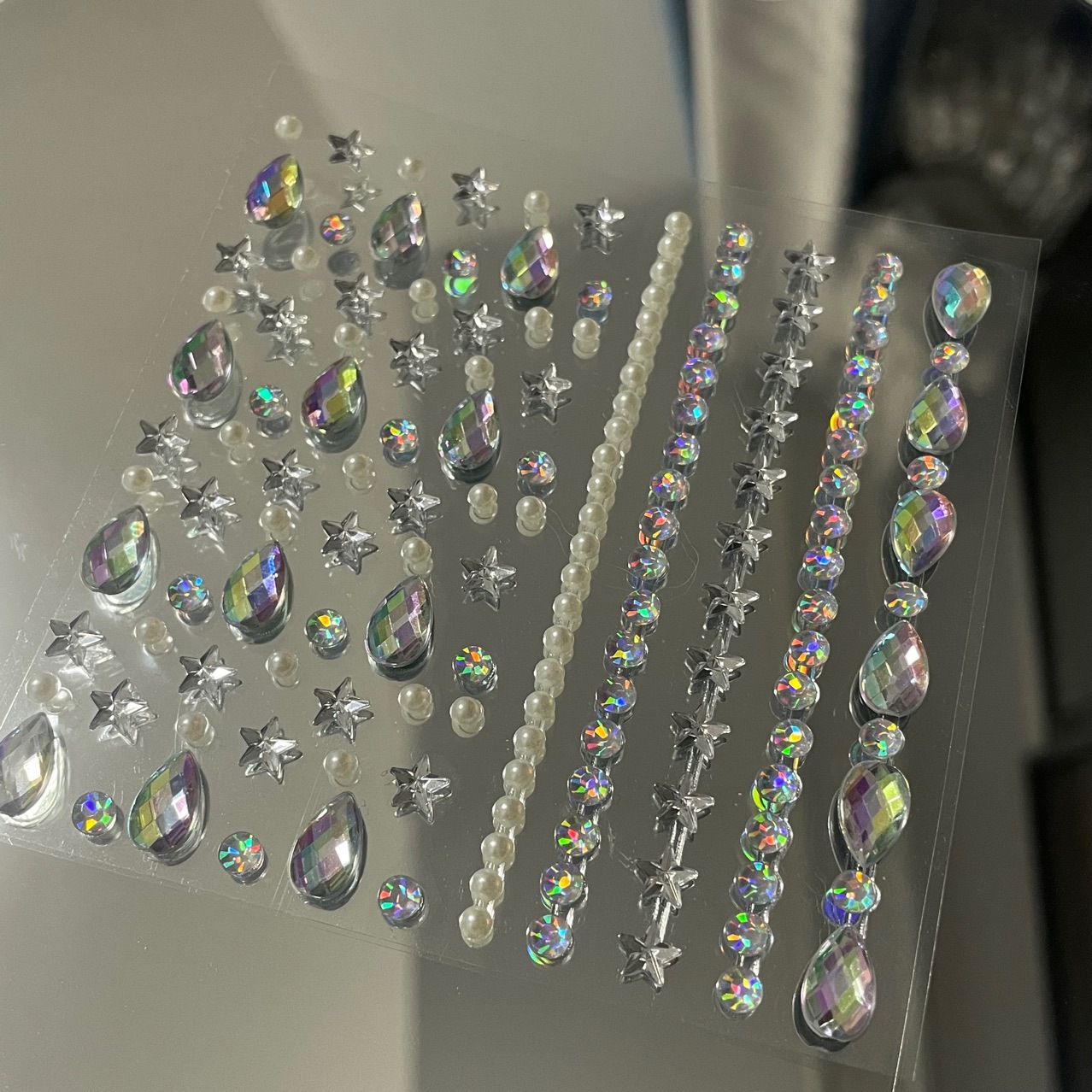 3d brilho cristal diamante ade - Beauty Gems Makeup avaliação e preço