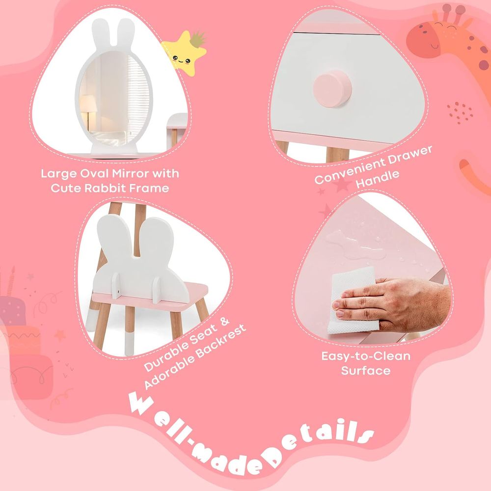 EY Kids Vanity, Conjunto de Me - Beauty Makeup Table avaliação e preço