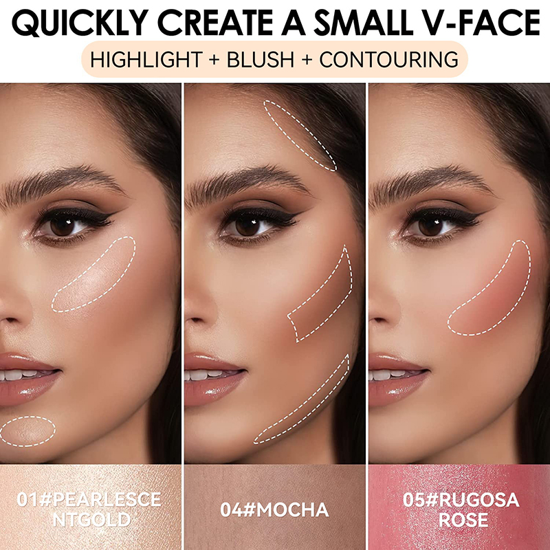 Rosto pérola pedra iluminador  - Beauty Gems Makeup avaliação e preço