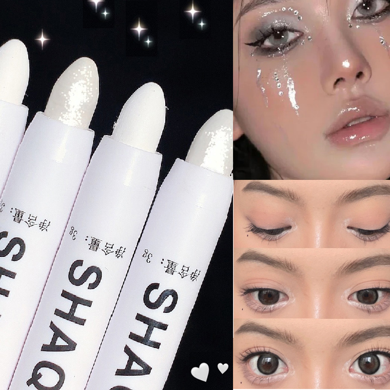 Lápis de sombra branco fosco p - Beauty Linasi Makeup avaliação e preço