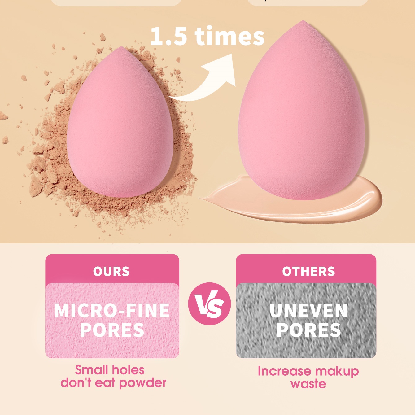 Conjunto de 16 Esponjas de Maq - Beauty Blender In Makeup avaliação e preço