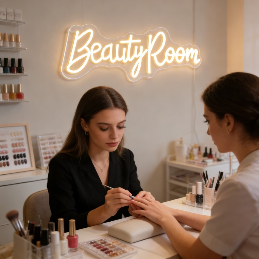 Letreiro Neon LED para Salão d - Beauty Makeup Table avaliação e preço