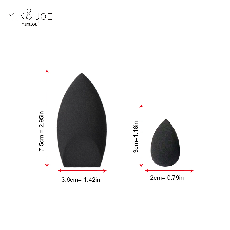 Esponja de beleza preta 2 peça - Beauty Blender In Makeup avaliação e preço