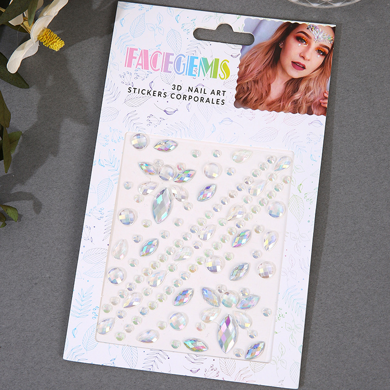 Auto-adesivo maquiagem diamant - Beauty Gems Makeup avaliação e preço