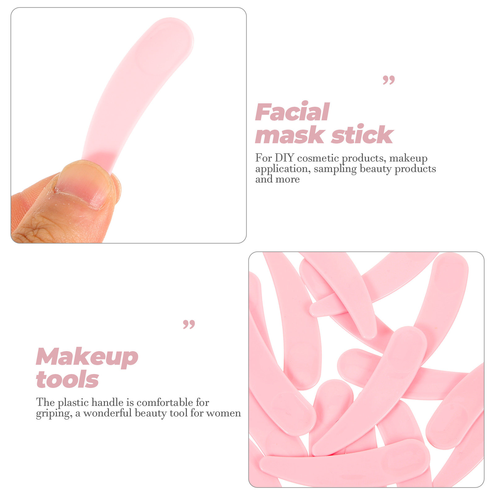 50 Espátulas de Plástico para  - Beauty Makeup Tools avaliação e preço
