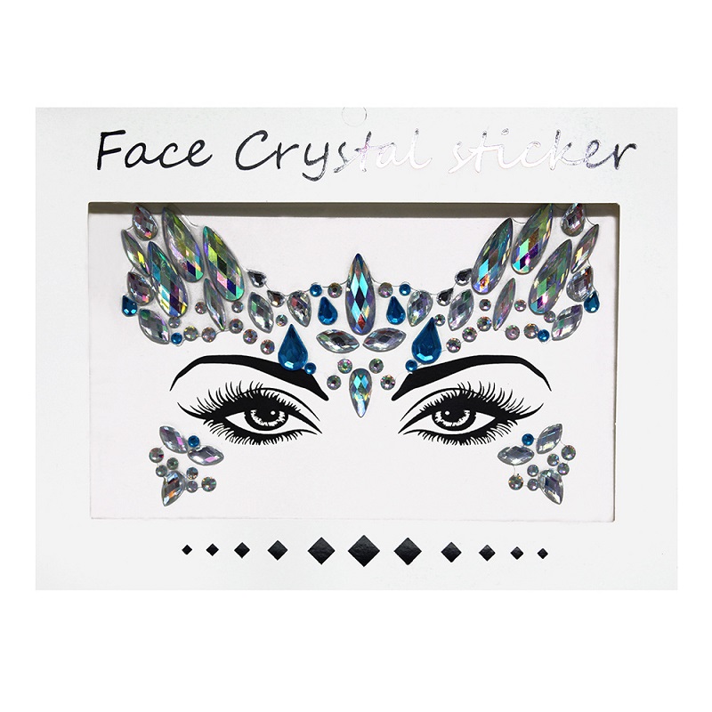 Adesivos Faciais 3D de Strass  - Beauty Gems Makeup avaliação e preço